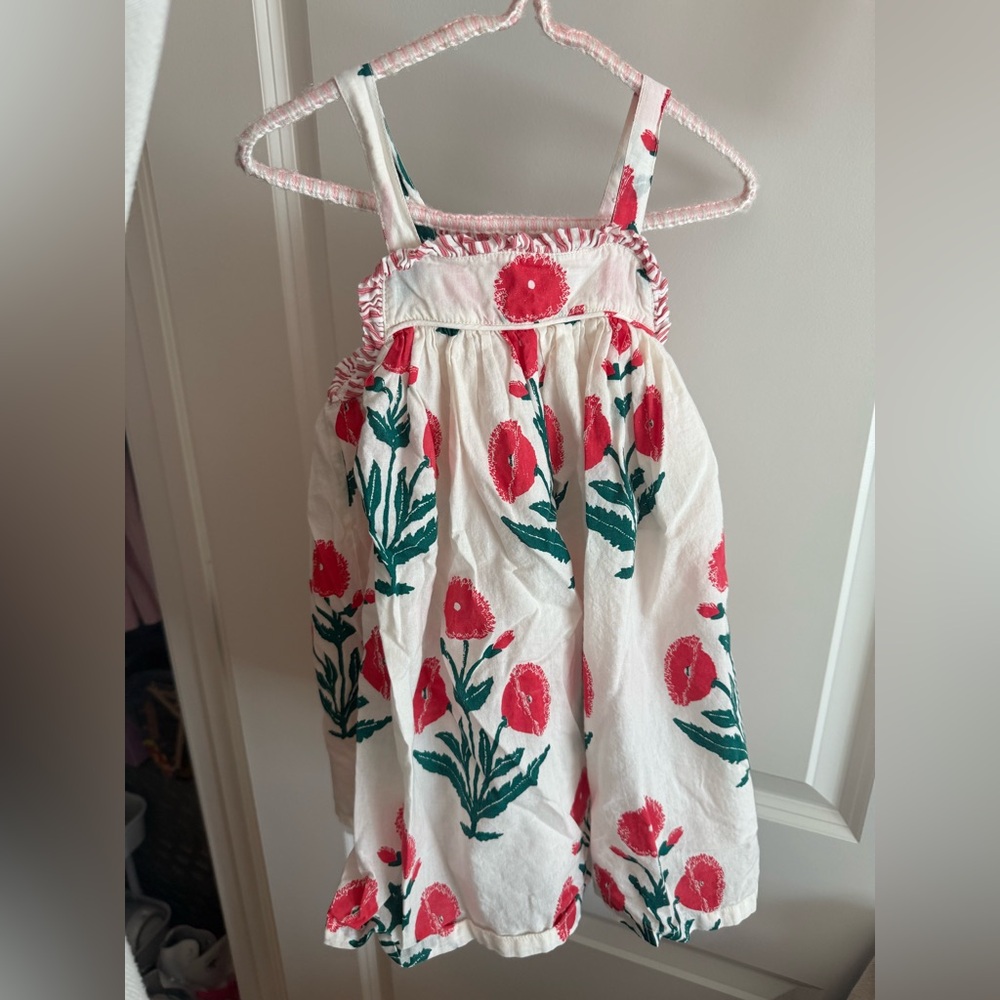 Pink Chicken Floral Dress